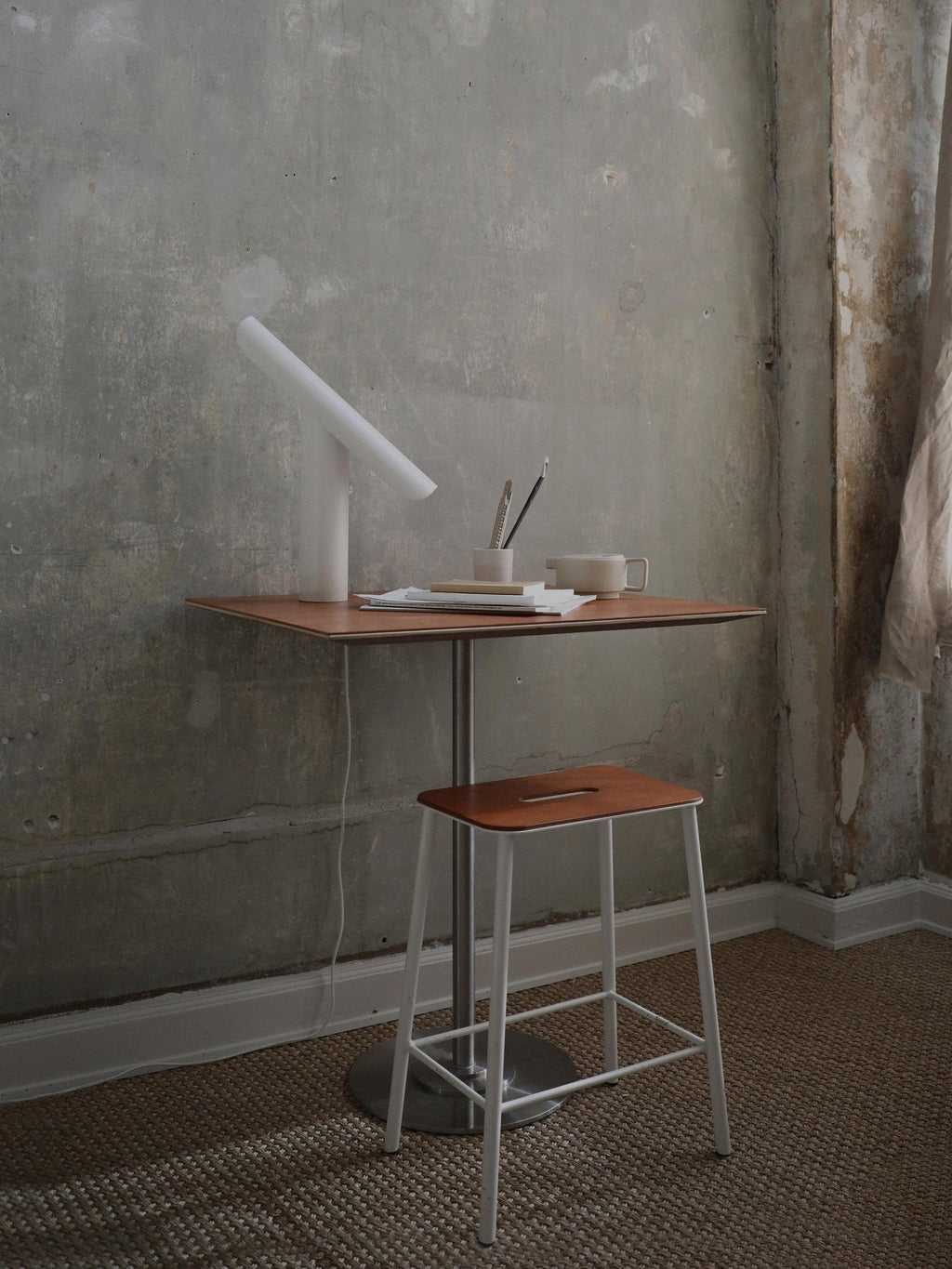 Geometric Elegance | Modern Adjustable LED Table Lamp for Bedside or Desk 6