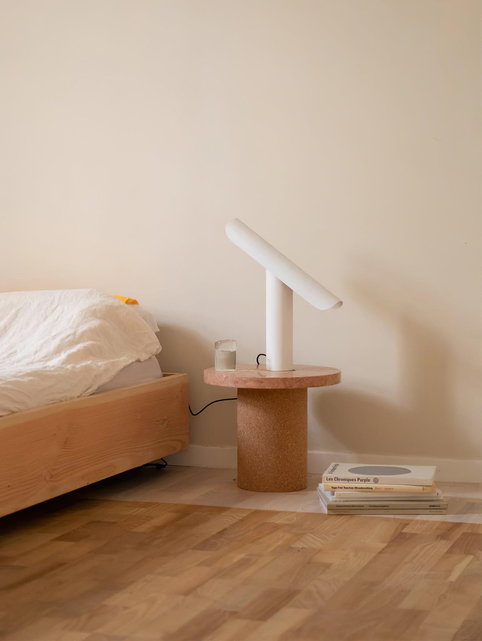Geometric Elegance | Modern Adjustable LED Table Lamp for Bedside or Desk 9