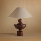 Helios | Elegant Handcrafted Wooden Table Lamp for Living Room 0