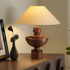 Helios | Elegant Handcrafted Wooden Table Lamp for Living Room 6
