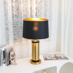 Jaspar | Elegant Gold Metal Table Lamp for Modern Living Room Decor 2