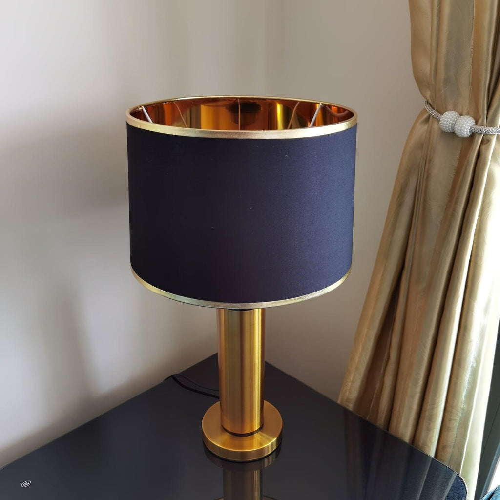 Jaspar | Elegant Gold Metal Table Lamp for Modern Living Room Decor 8