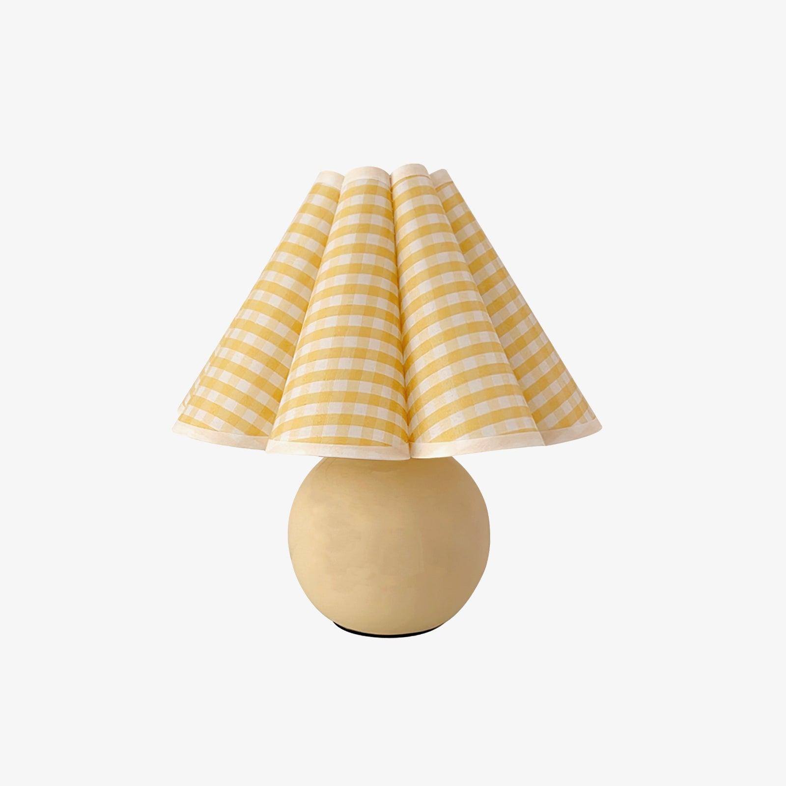 Kicsi Pleated | Elegant Vintage Ceramic Table Lamp for Cozy Ambiance 6