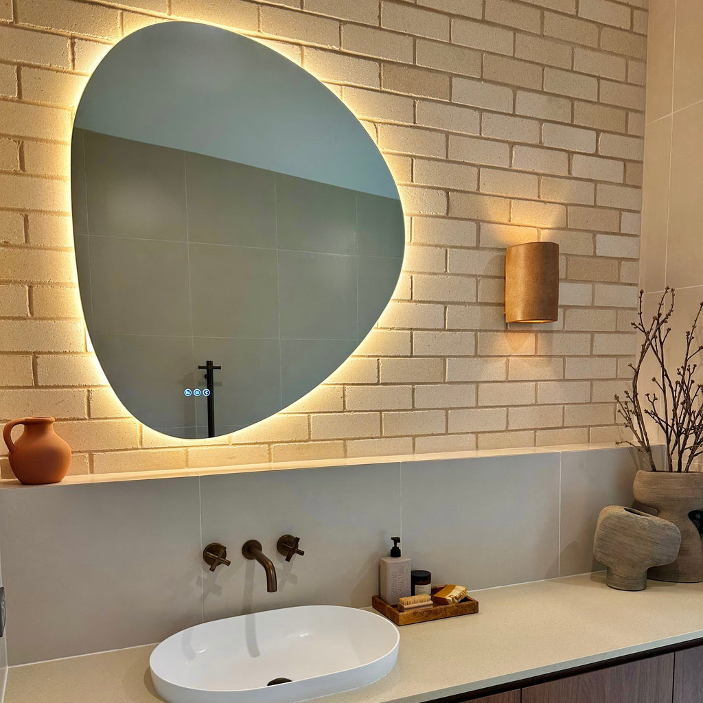 Luca | Unique Irregular LED Bathroom Mirror with Bluetooth Connectivity 2