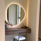 Luca | Unique Irregular LED Bathroom Mirror with Bluetooth Connectivity 3