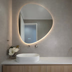 Luca | Unique Irregular LED Bathroom Mirror with Bluetooth Connectivity 4