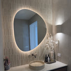 Luca | Unique Irregular LED Bathroom Mirror with Bluetooth Connectivity 7