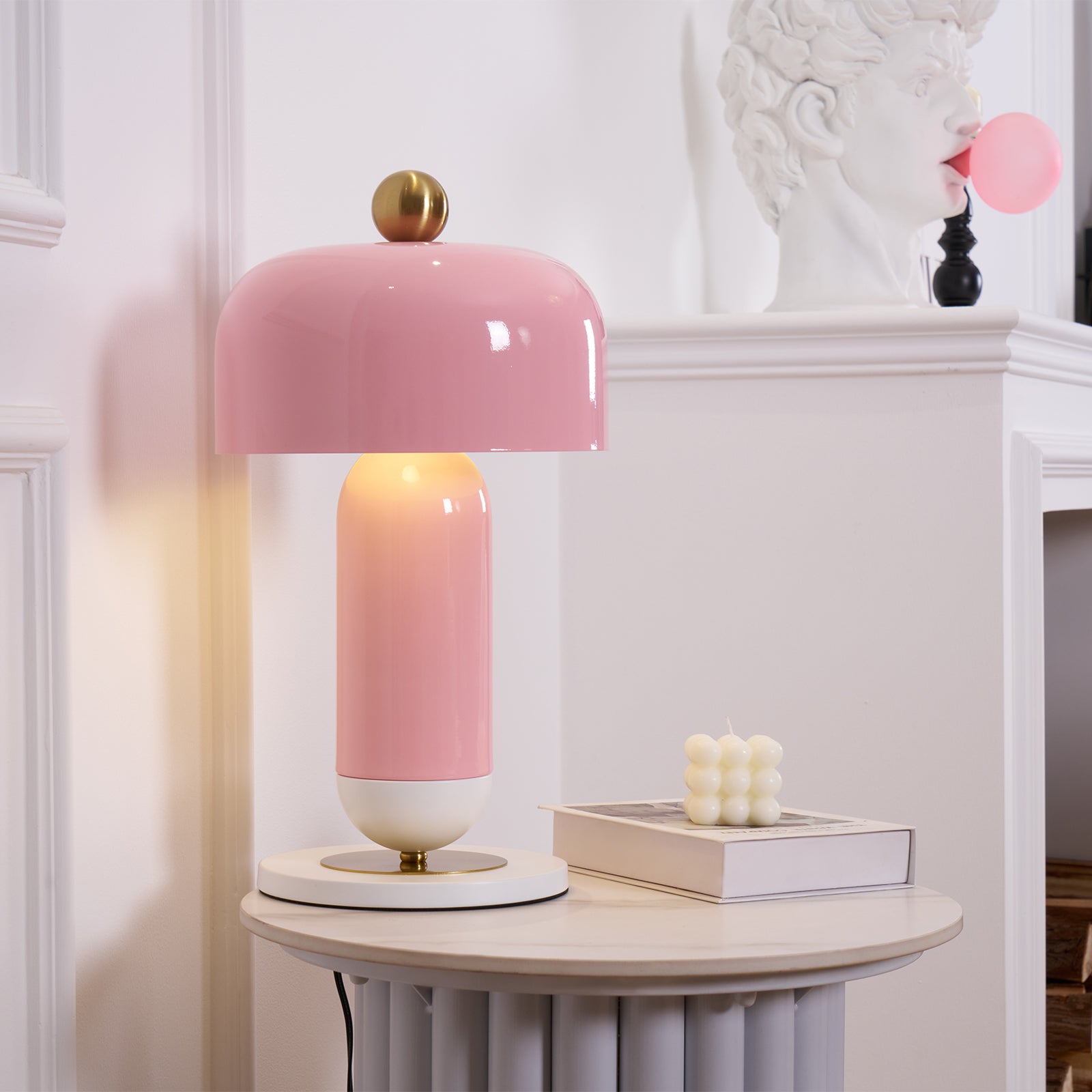 Lulu | Stylish Elegant Colorful Table Lamp for Living Room or Bedroom 4