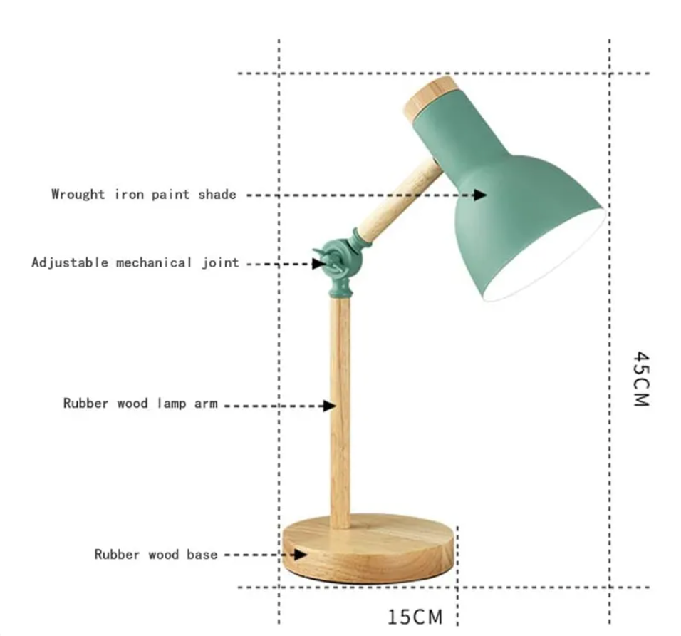 LuminaKids | Charming Colorful Nordic Table Lamp for Kids Reading 7