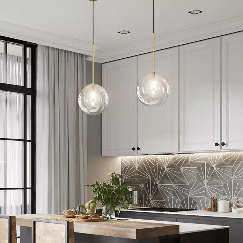 LuminaSphere | Elegant Minimalist Glass Pendant Lighting Fixture 2