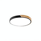 LuminaWood | Stylish Modern LED Flush Mount Ceiling Light Fixture 0