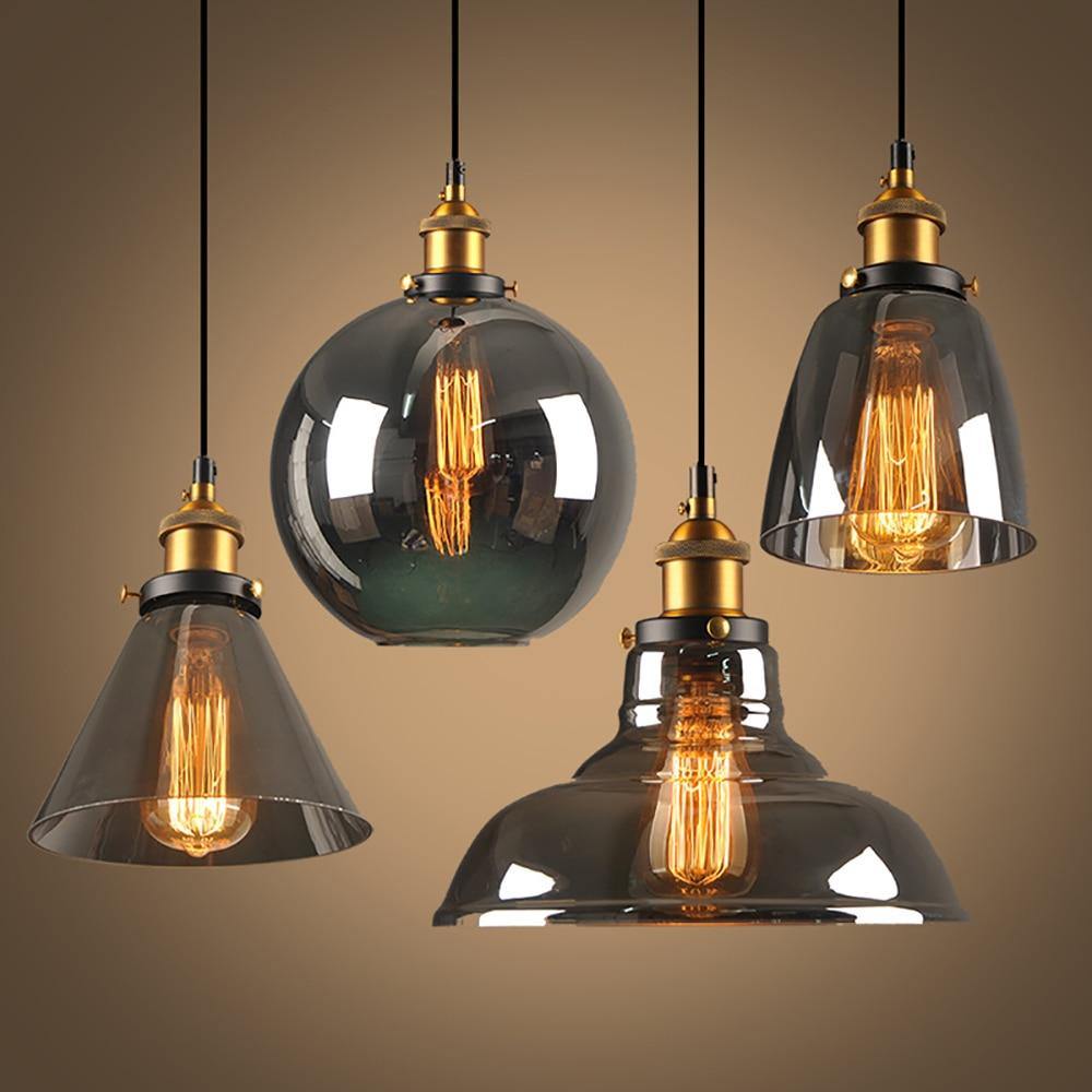 Luminara | Elegant Black Glass Kitchen Pendant Light Fixture 1