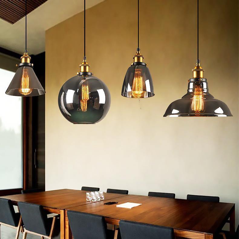 Luminara | Elegant Black Glass Kitchen Pendant Light Fixture 3