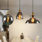 Luminara | Elegant Black Glass Kitchen Pendant Light Fixture 4