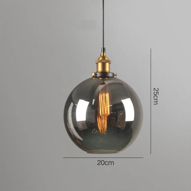Luminara | Elegant Black Glass Kitchen Pendant Light Fixture 7