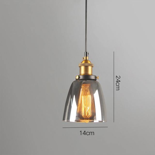 Luminara | Elegant Black Glass Kitchen Pendant Light Fixture 8