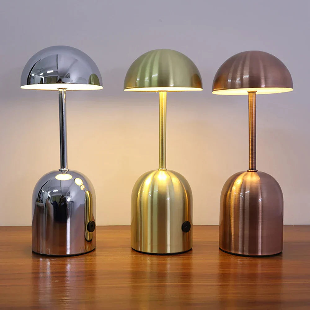 Luminara | Elegant Dimmable Metal Table Lamp for Bedside or Desk 0