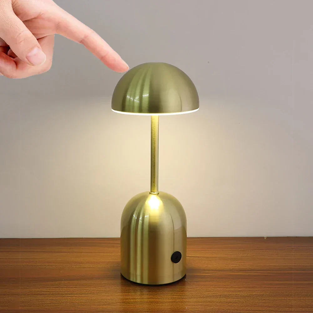Luminara | Elegant Dimmable Metal Table Lamp for Bedside or Desk 1