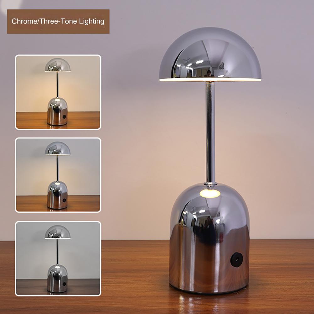 Luminara | Elegant Dimmable Metal Table Lamp for Bedside or Desk 4