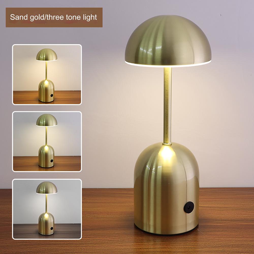 Luminara | Elegant Dimmable Metal Table Lamp for Bedside or Desk 6