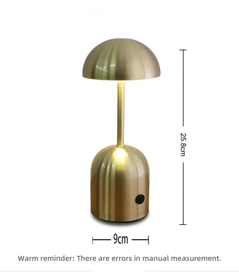 Luminara | Elegant Dimmable Metal Table Lamp for Bedside or Desk 7