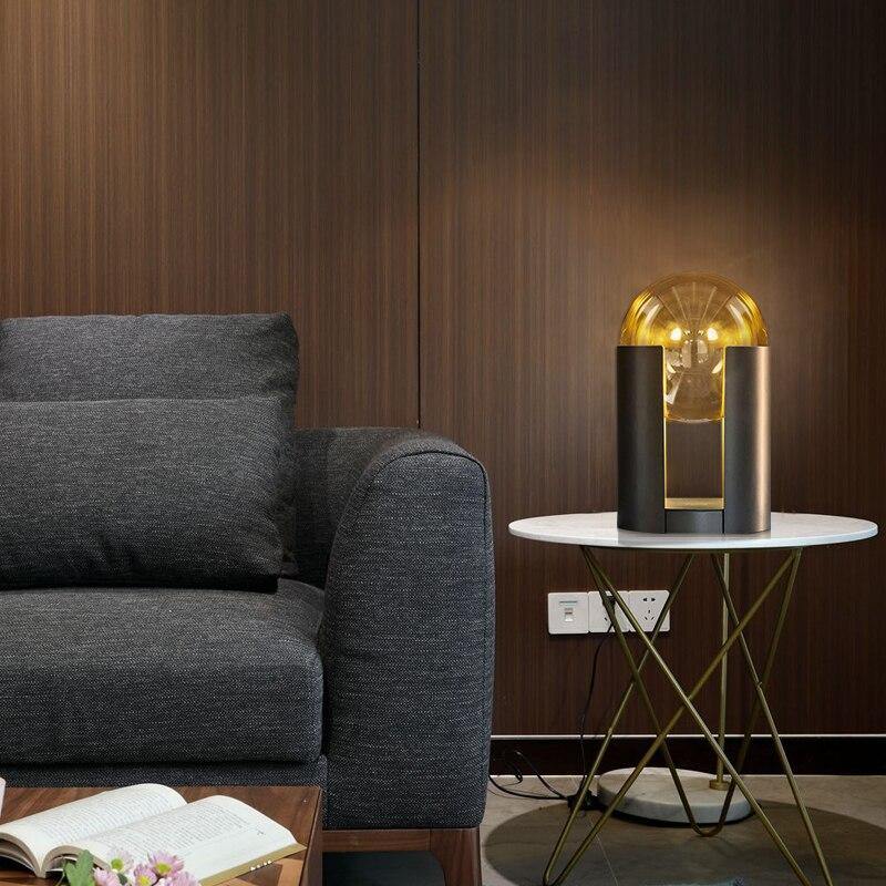 Luminara | Elegant Modern Glass Sphere Table Lamp for Bedside or Living Room 5
