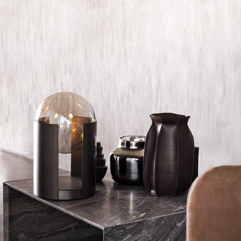 Luminara | Elegant Modern Glass Sphere Table Lamp for Bedside or Living Room 6