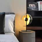 Luminara | Elegant Modern Glass and Metal Table Lamp for Bedside or Desk 2