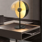 Luminara | Elegant Modern Glass and Metal Table Lamp for Bedside or Desk 4