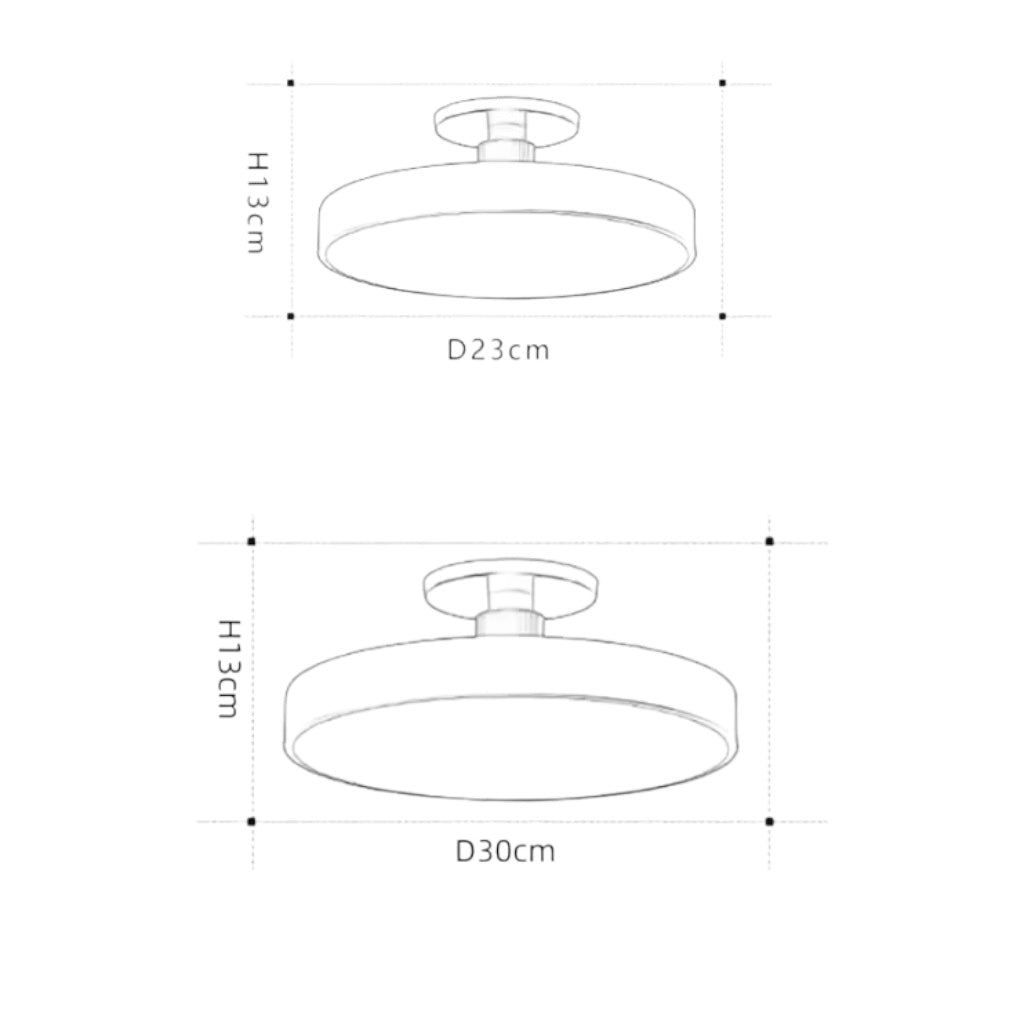 Luminara | Modern Remote-Controlled LED Flush Mount Ceiling Light 6
