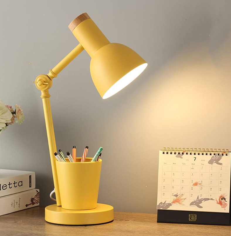 LumosLily | Charming Adjustable Colorful Kids Table Lamp for Reading 4