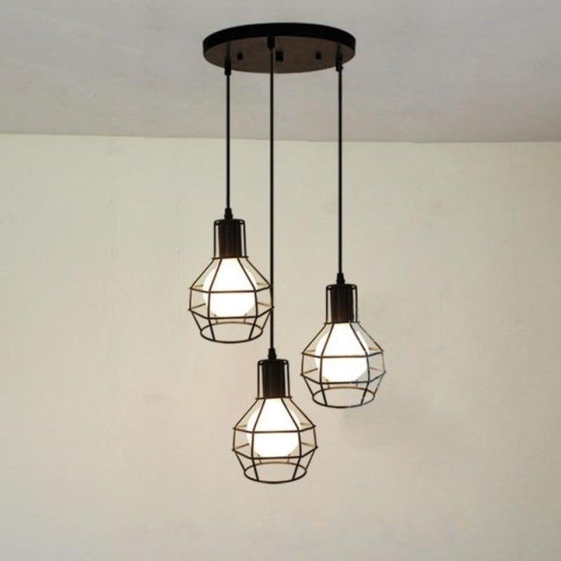 Lunara | Elegant Retro Glass Kitchen Pendant Lighting Fixture 7