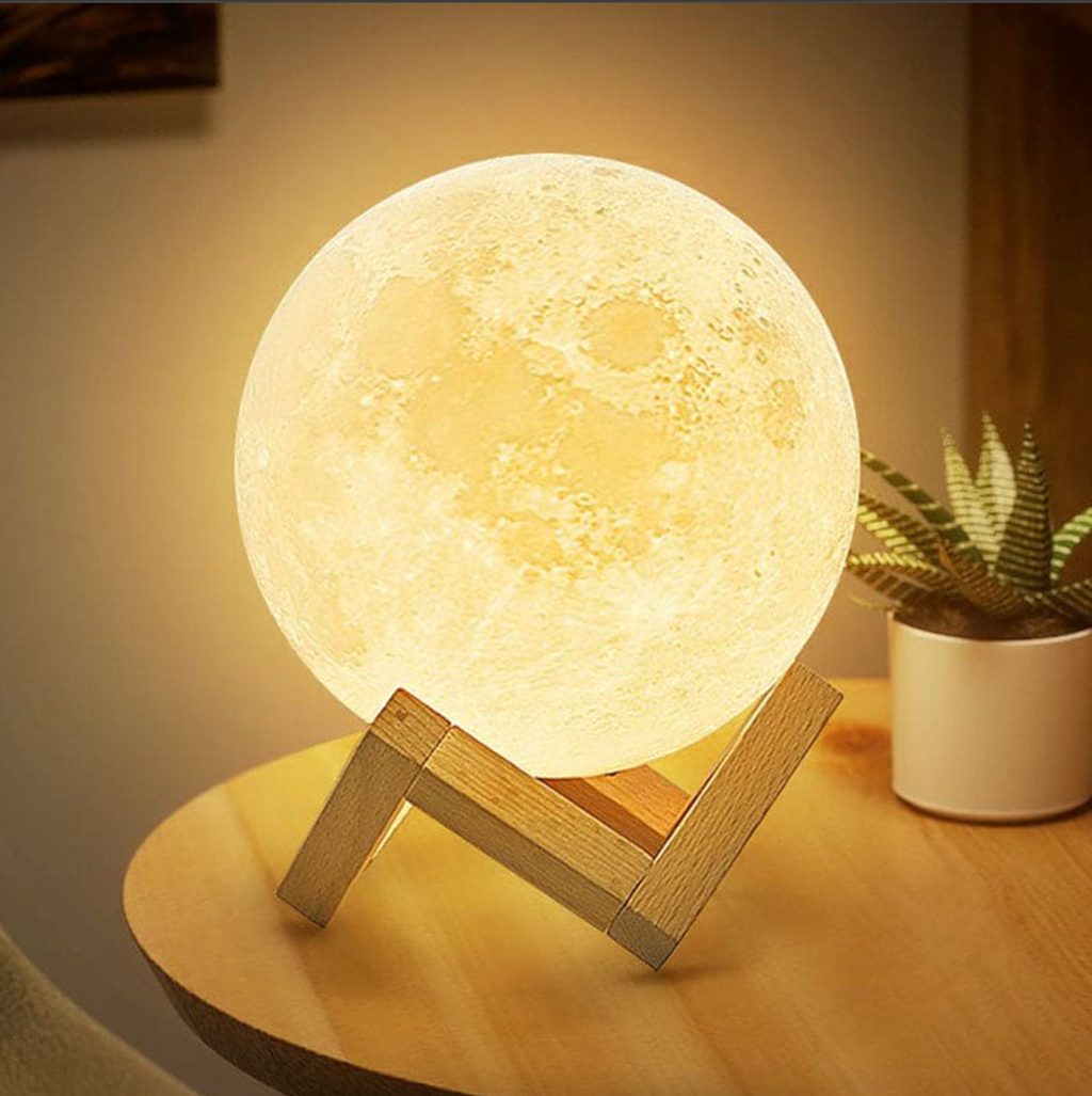 Lunara | Enchanting Cordless LED Moon Table Lamp with Remote Control 3