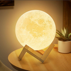 Lunara | Enchanting Cordless LED Moon Table Lamp with Remote Control 3