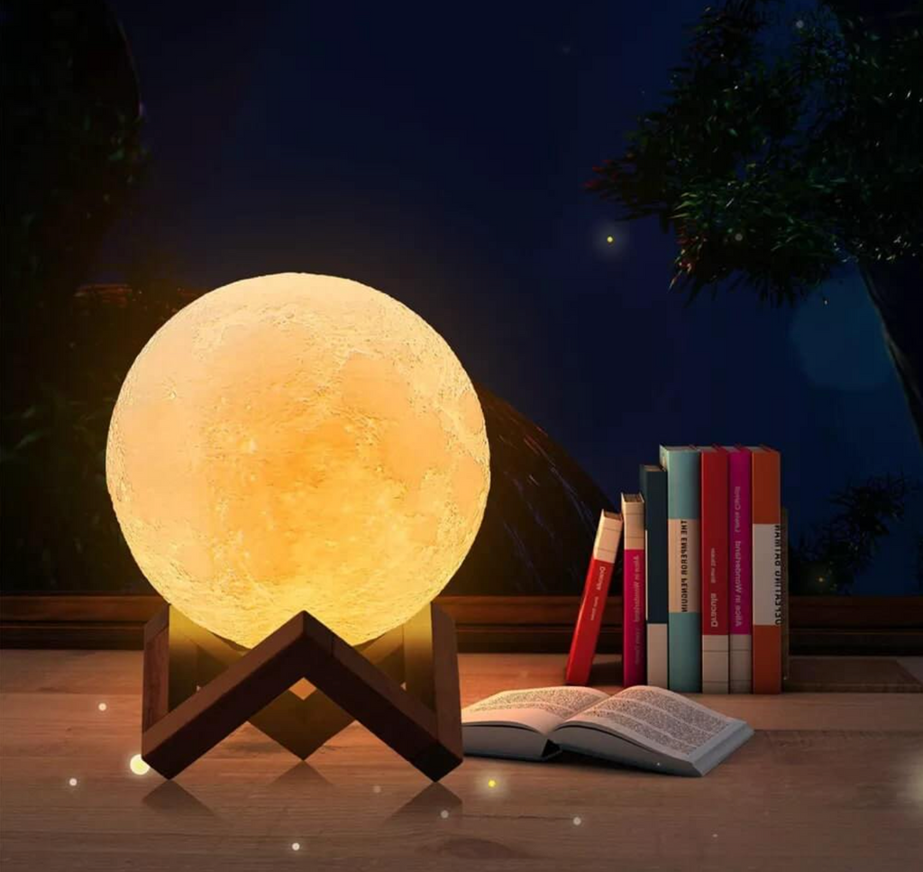 Lunara | Enchanting Cordless LED Moon Table Lamp with Remote Control 8