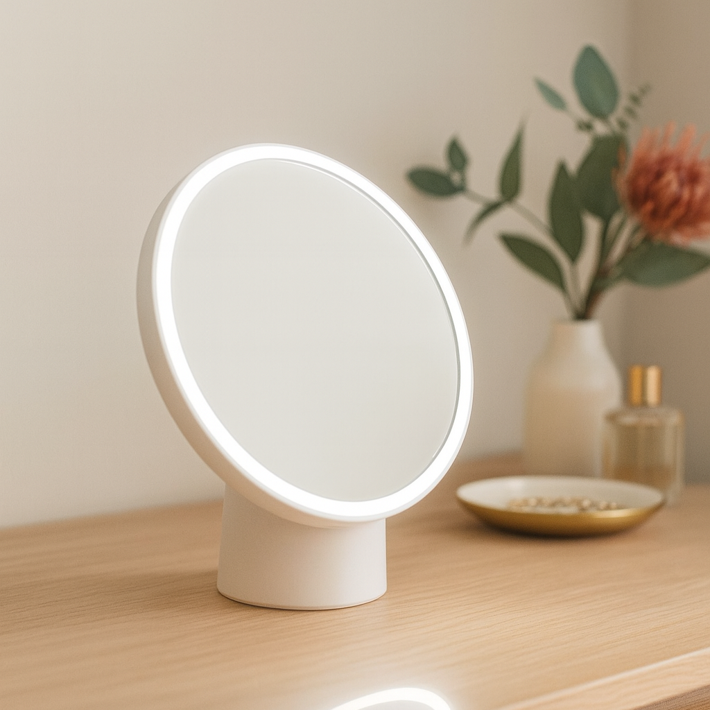 Lunaris | Stylish 3x Magnifying Light Up Makeup Mirror with Lights 7