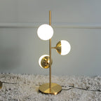 LustreGlobe | Elegant Gold Modern Floor Lamp for Living Room Decor 0
