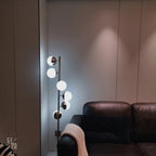 LustreGlobe | Elegant Gold Modern Floor Lamp for Living Room Decor 8
