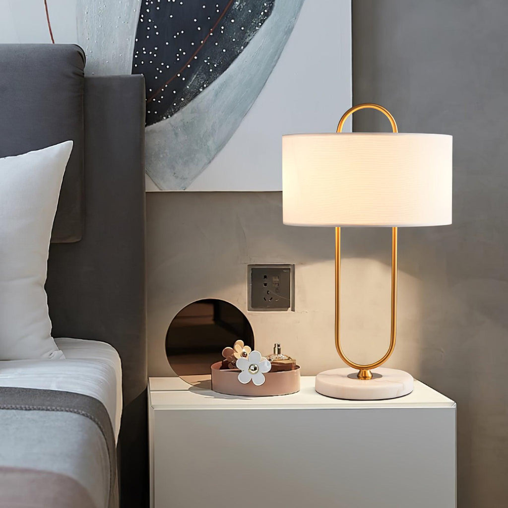 Luxe Marble | Elegant Minimalist Table Lamp for Living Room Decor 3
