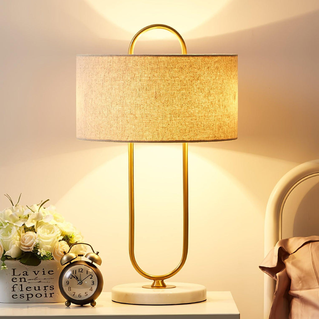 Luxe Marble | Elegant Minimalist Table Lamp for Living Room Decor 4