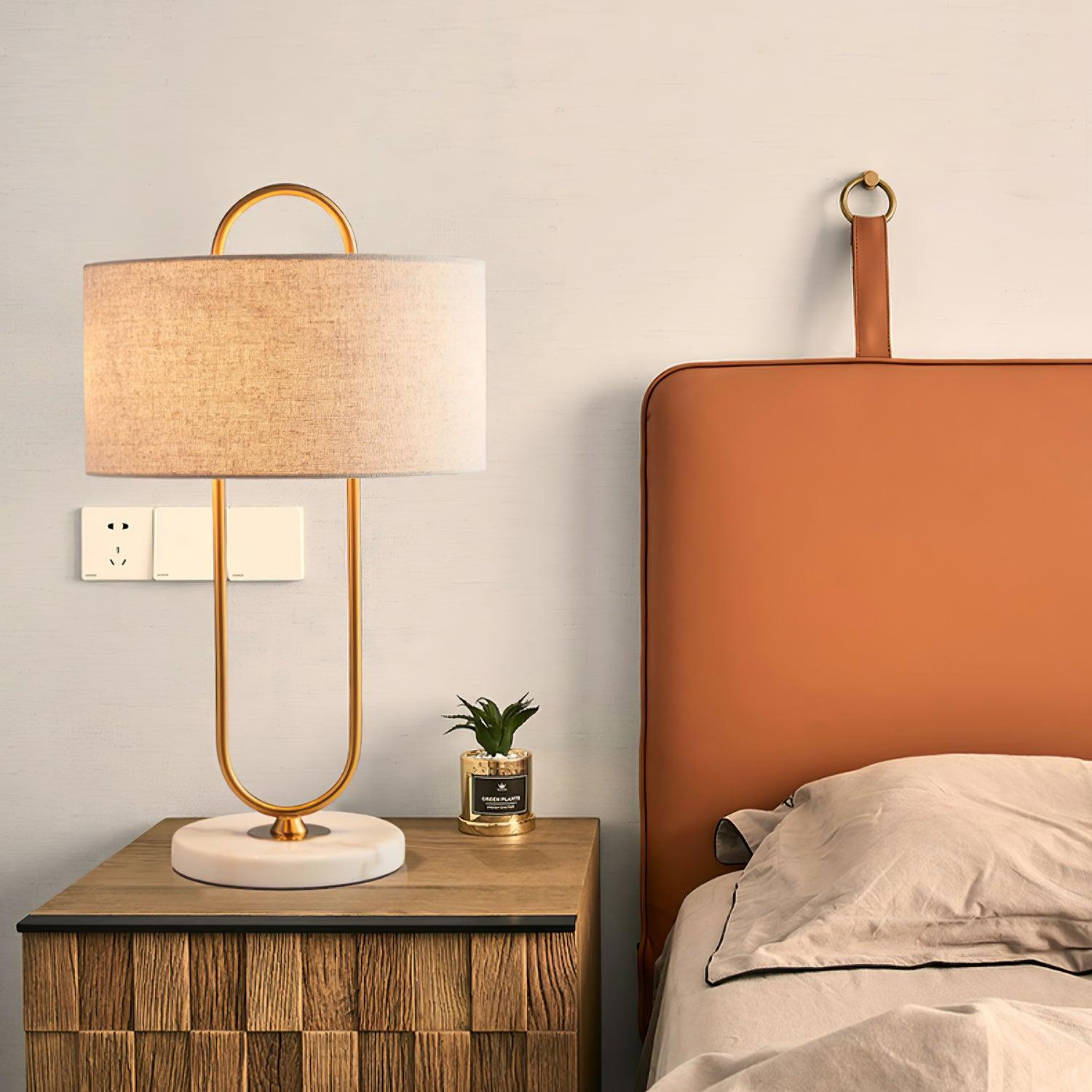 Luxe Marble | Elegant Minimalist Table Lamp for Living Room Decor 5
