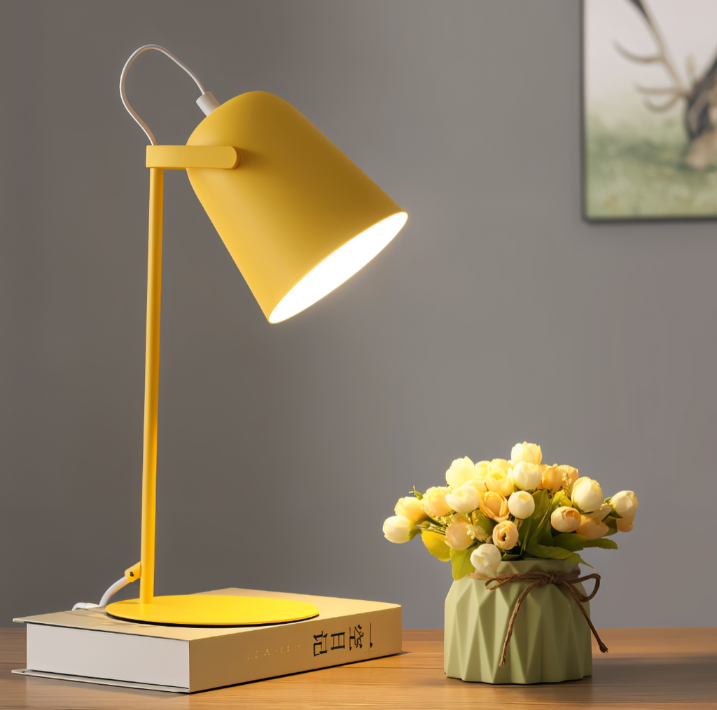 MacaronGlow | Playful Colorful Small Table Lamp for Cozy Reading 0