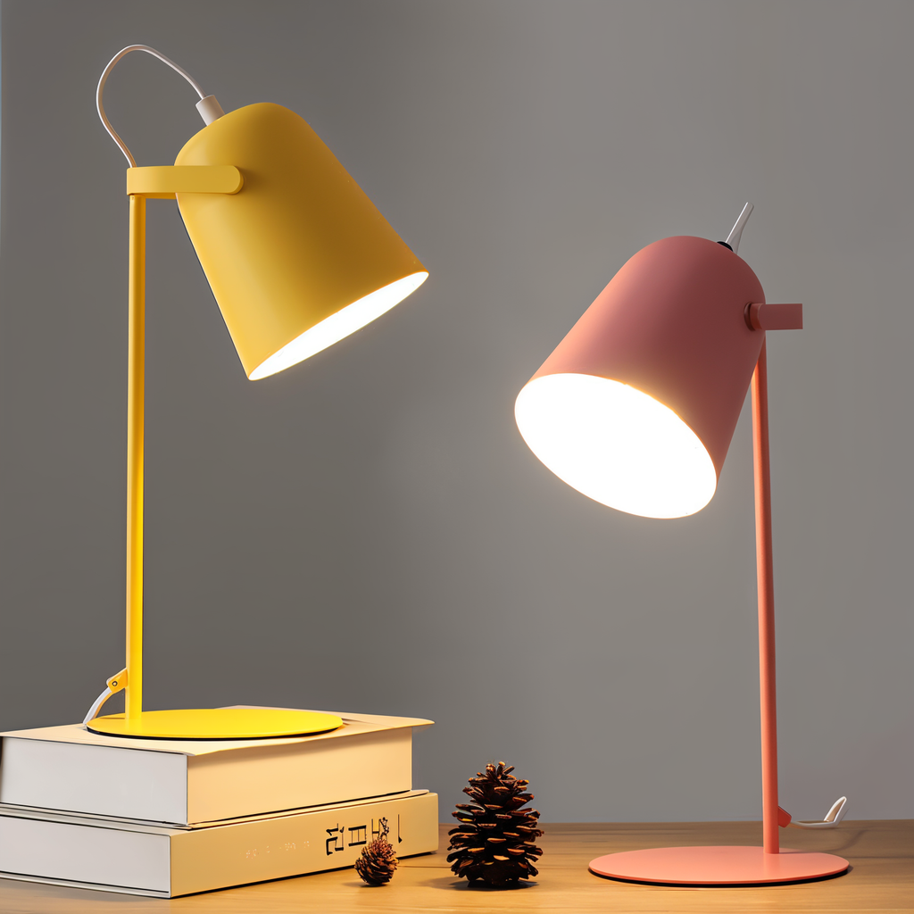 MacaronGlow | Playful Colorful Small Table Lamp for Cozy Reading 6