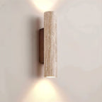 Marbelle Wall Light | Natural Travertine Design, Elegant LED Sconce 0