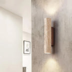 Marbelle Wall Light | Natural Travertine Design, Elegant LED Sconce 1