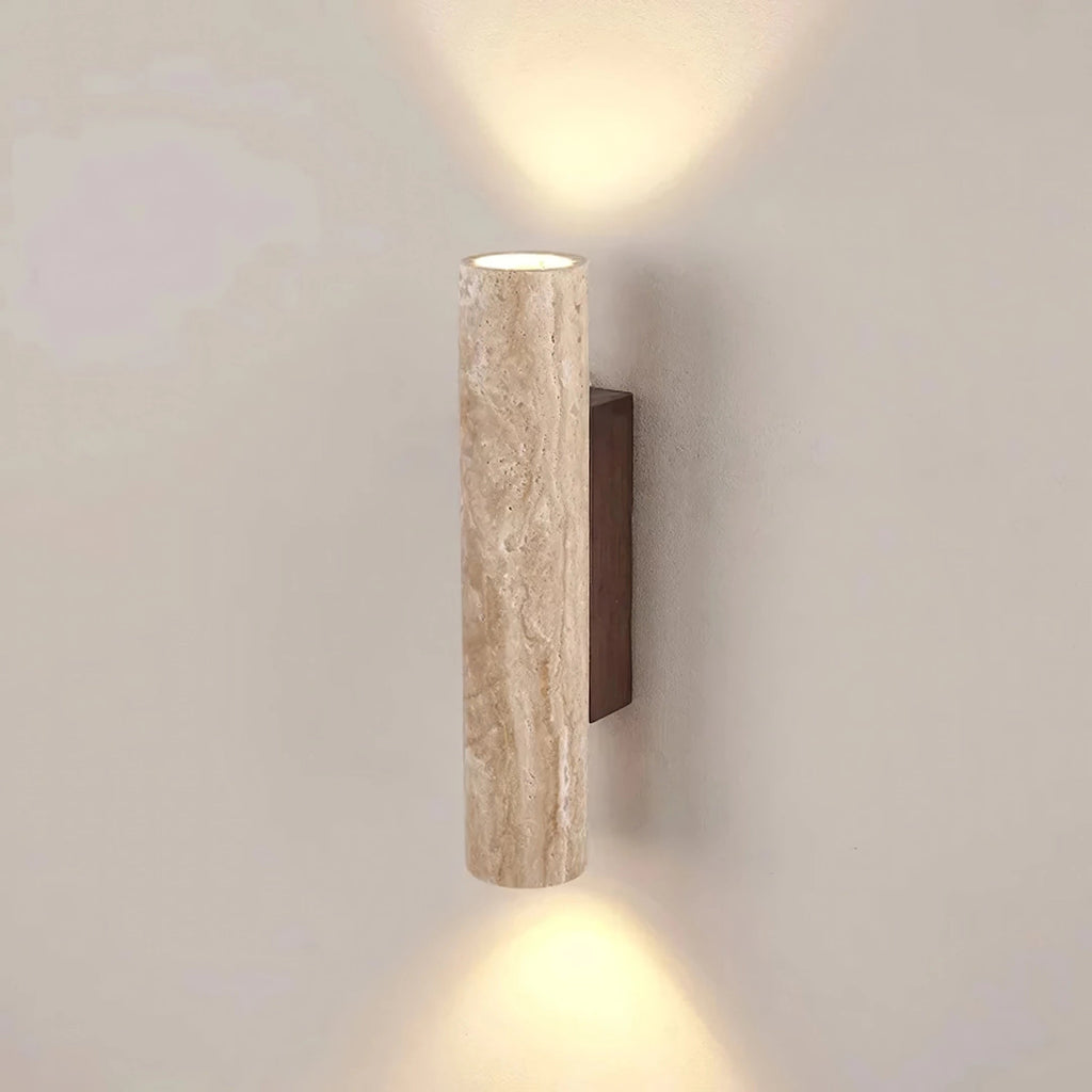 Marbelle Wall Light | Natural Travertine Design, Elegant LED Sconce 4