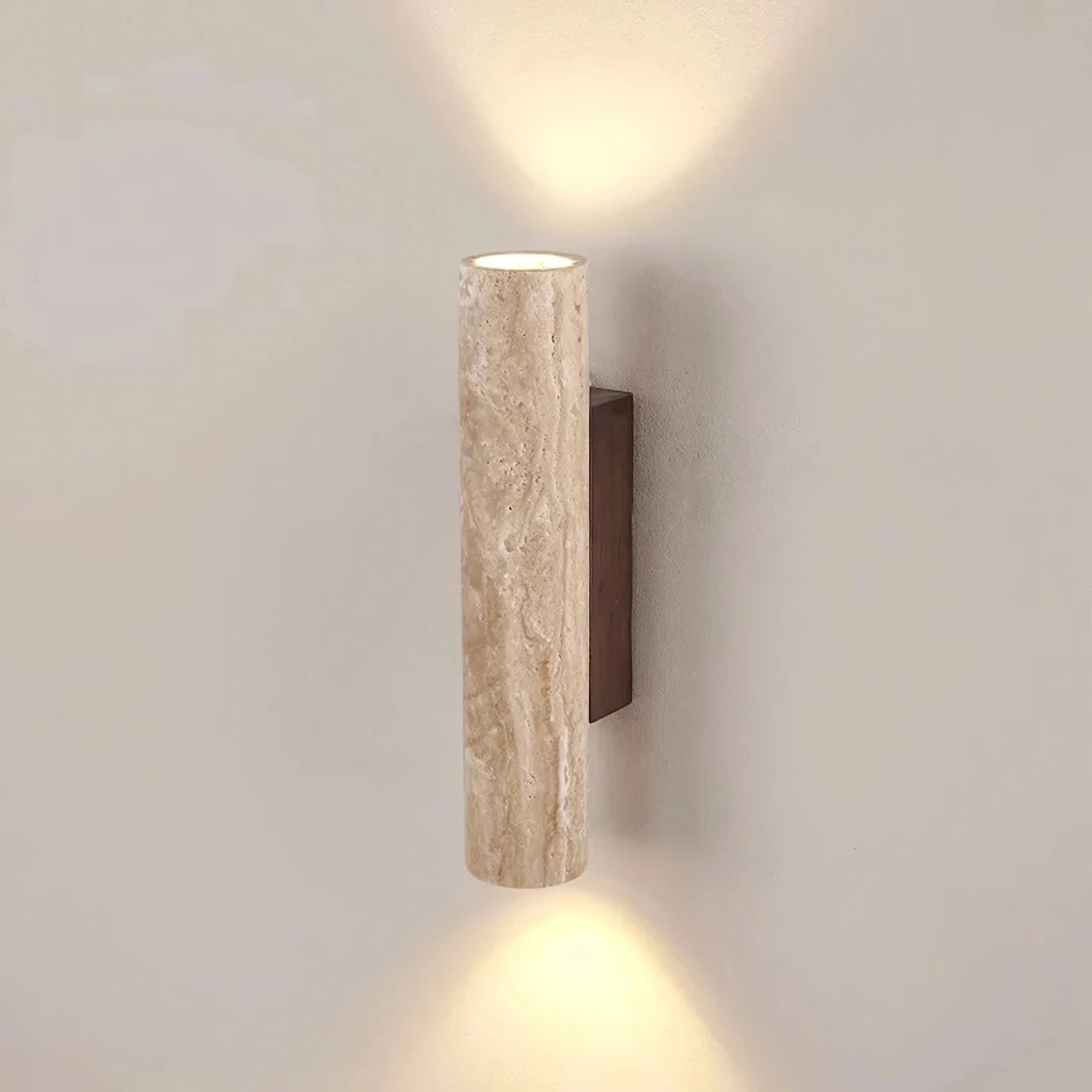 Marbelle Wall Light | Natural Travertine Design, Elegant LED Sconce 4