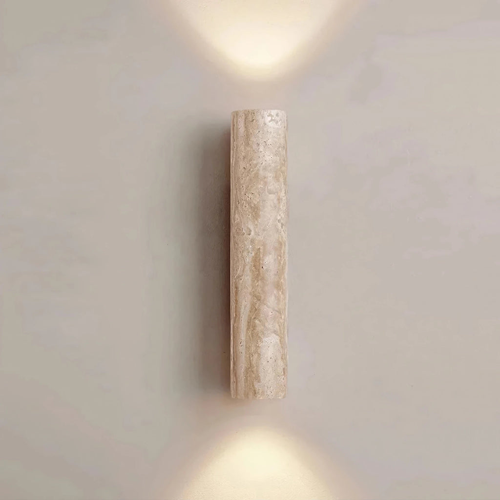 Marbelle Wall Light | Natural Travertine Design, Elegant LED Sconce 5
