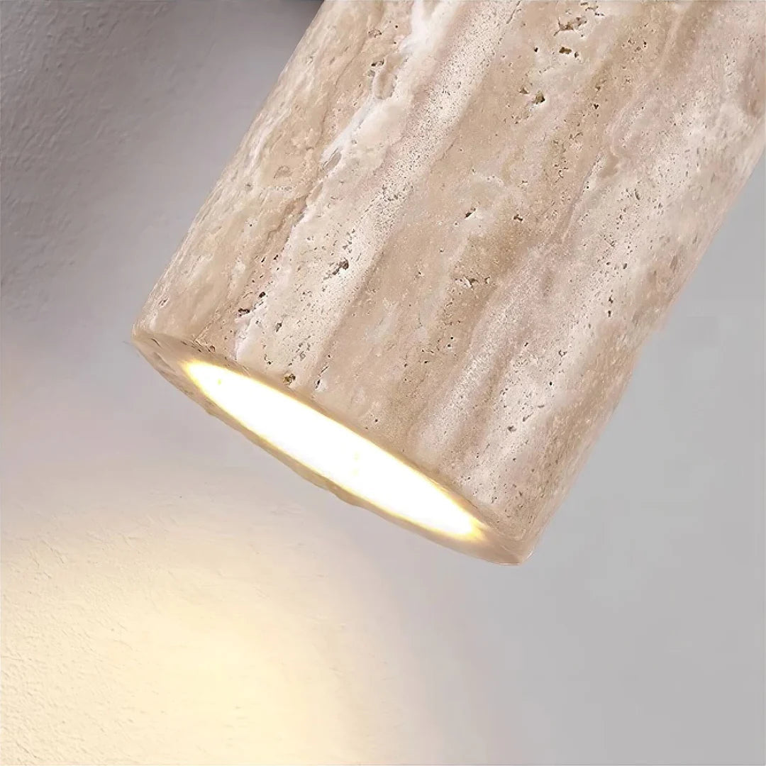 Marbelle Wall Light | Natural Travertine Design, Elegant LED Sconce 7