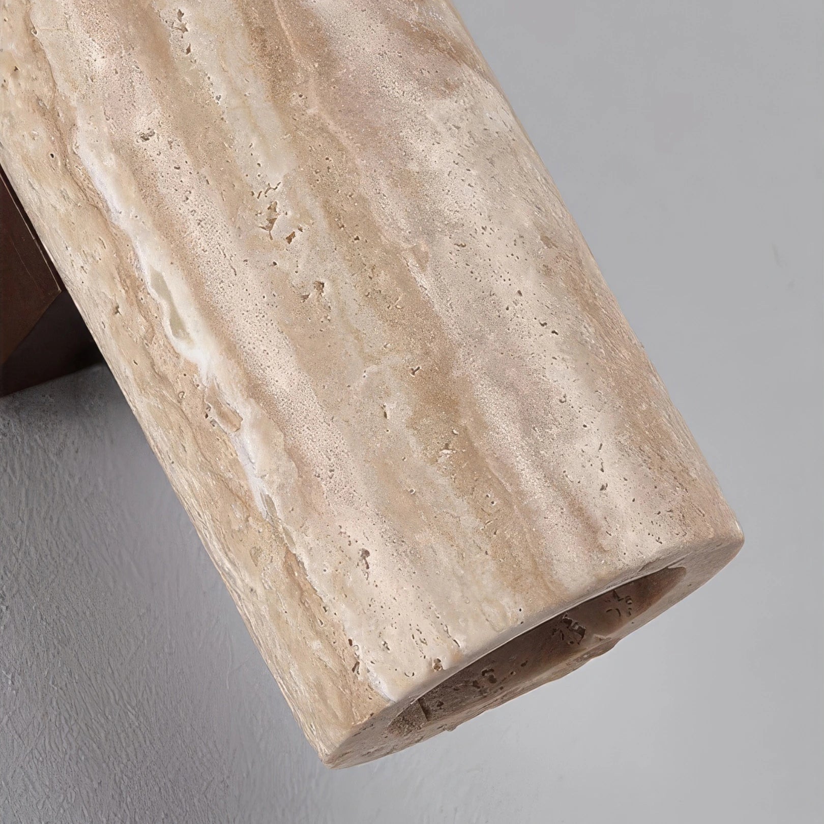 Marbelle Wall Light | Natural Travertine Design, Elegant LED Sconce 8